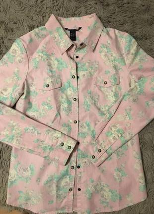 Джинсовая рубашка mango в идеале2 фото