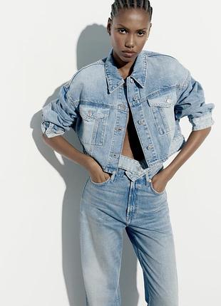 Куртка джинсова zara в наявності