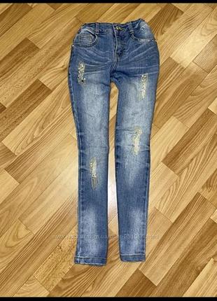 Джинсы denim co 7-8лет2 фото