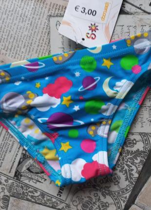 Плавки для девочки 74 см планеты италия