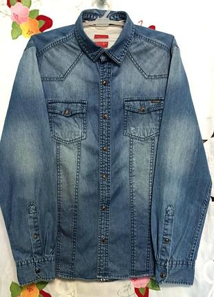 Мужская джинсовая рубашка м.