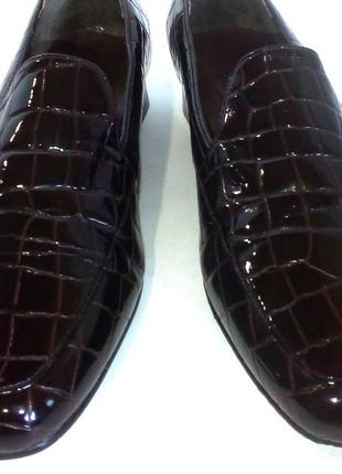 🥿🥿🥿 стильні лакові туфлі лофери від бренду jacques michel, р.37 код t08446 фото