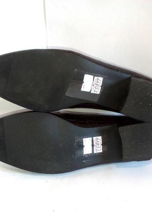 🥿🥿🥿 стильні лакові туфлі лофери від бренду jacques michel, р.37 код t08449 фото