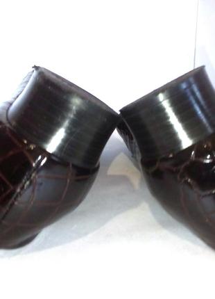 🥿🥿🥿 стильні лакові туфлі лофери від бренду jacques michel, р.37 код t08448 фото