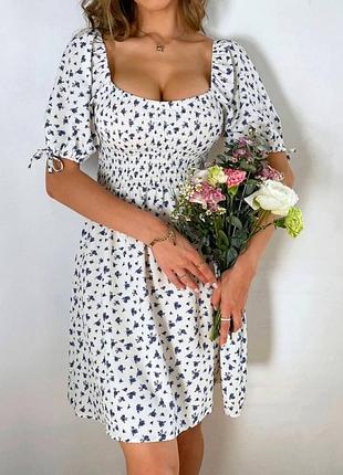Платье в цветочный принт 3
