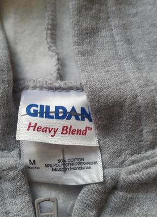 Реглан на молнии на флисе gildan 2