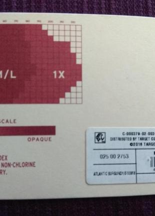 Фиолетовые рельефные колготы 50ден м/l 46-48-50 сша