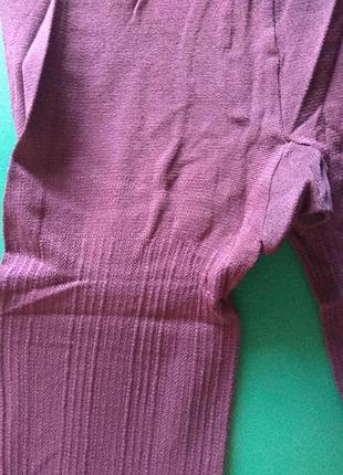 Фиолетовые рельефные колготы 50ден м/l 46-48-50 сша