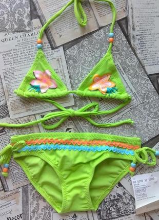 Купальник раздельный для девочки 4 г iana