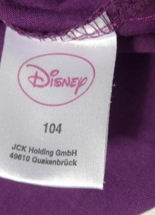 Disney. фиолетовая футболка с мини маус 104 размер.4 фото