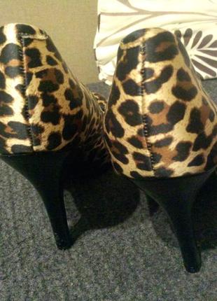 Next туфли атласные леопардовые 24-24.5 см3 фото