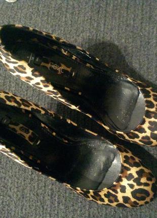 Next туфли атласные леопардовые 24-24.5 см4 фото