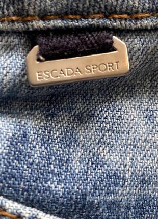 Юбка вінтаж джинсова escada sport  40 італія4 фото