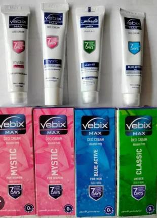 Vebix max deo cream 7 days дезодорант - антиперспирант