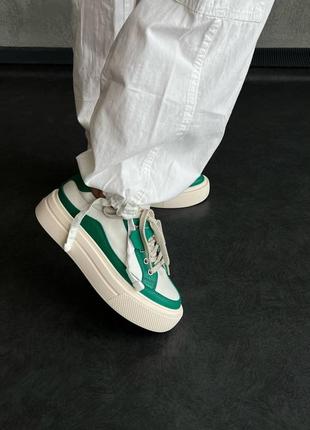 Кросівки кеди натуральна шкіра замша мокасини слипоны на высокой подошве трендовые