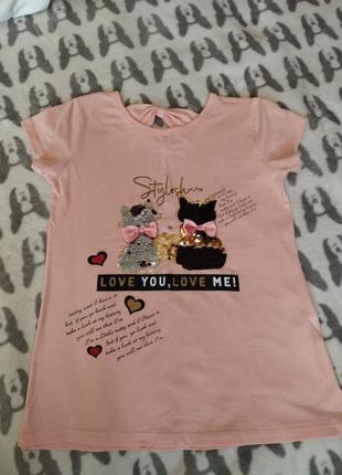 Футболка р.134-140