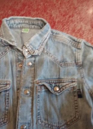 Сорочка джинс 1-2г