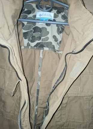 Columbia куртка ветровка мужская оригинал размер м милитари хаки из англии7 фото