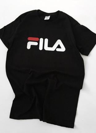 Футболка с логотипом fila1 фото