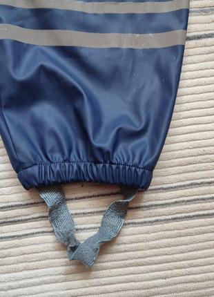 Грязепруф резиновый непромокаемый  дождевые штаны дождевик.7 фото