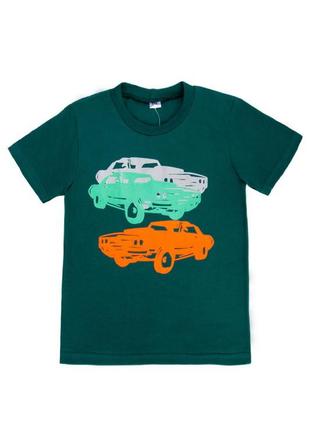 Модная летняя футболка для мальчика с машинами, стильная футболка для мальчика с автомобилями3 фото