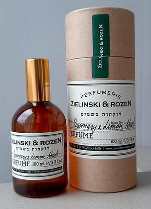 Zielinski & rozen rosemary & lemon neroli💥оригинал 0,5 мл распив аромата затест