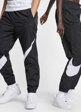 Спортивные нейлоновые штаны унисекс nike m nsw hbr pant нейлон big swoosh3 фото