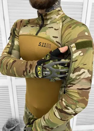 Тактическая армейская рубашка убакс мультикам потоотводящий убакс , тактический потоотводящий убакс