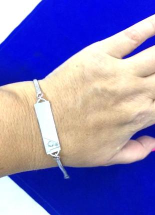 Италия серебряный браслет