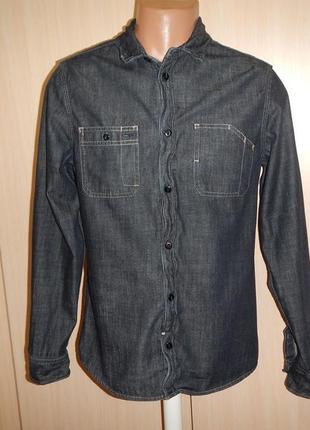 Джинсова сорочка преміум класу allsaints p.m