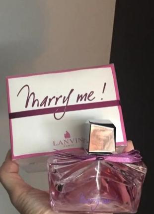 Lanvin marry me парфюмированная вода 75 ml ланчовин мери ми аромат мерри ми женский парфюм