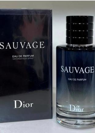 Christian dior sauvage 100ml edp мужская парфюмированная вода мужской парфюм кристиан диор савраж