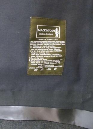 Новая куртка серая шерсть габардин luxury 'mackintosh' 48-50р8 фото