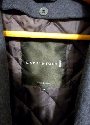 Новая куртка серая шерсть габардин luxury 'mackintosh' 48-50р6 фото