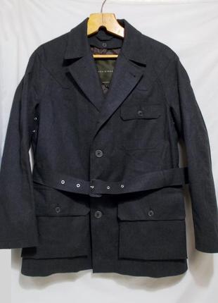Новая куртка серая шерсть габардин luxury 'mackintosh' 48-50р4 фото