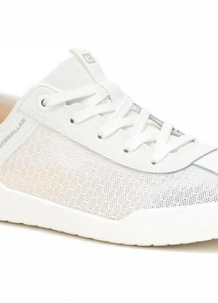 Полуботинки/мокасины женские caterpillar hex vent белого цвета размеры 41 41.5