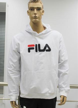 Мужское худи fila белого цвета