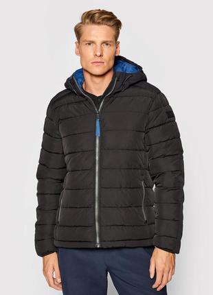 Куртка мужская cmp man jacket fix hood черного цвета