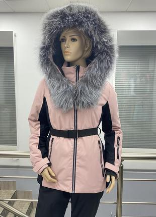 Женская термокуртка high experience (цвет пудра)4 фото