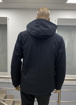 Мужская куртка cmp man jacket snaps hood черная.3 фото