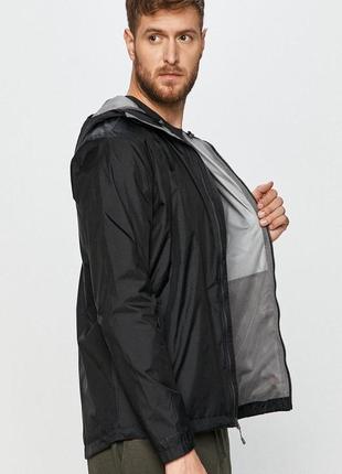 Мужская черная ветровка under armour forefront rain jacket6 фото