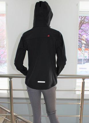 Куртка женская high experience windstopper черная (размеры m,l)6 фото