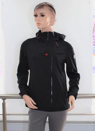 Куртка женская high experience windstopper черная (размеры m,l)