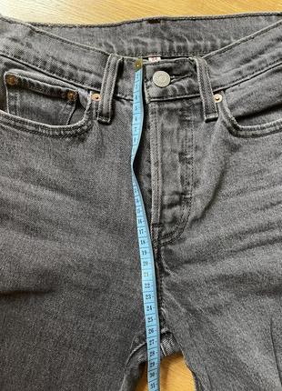 Сірі джинси штани xs xxs 24 levi’s levis8 фото