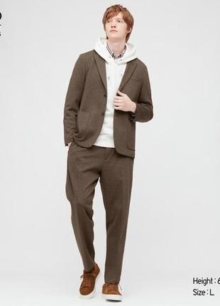 Uniqlo smart ankle pants jersey-комфортные брюки! р.-s