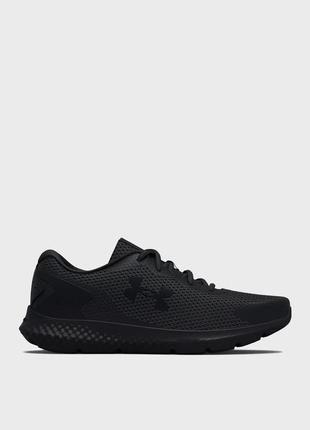 Мужские черные кроссовки under armour charged rogue 3