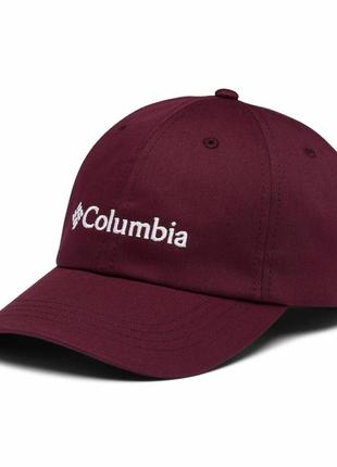 Бейсболка columbia roc™ ii hat темно-красного цвета