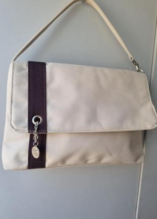 Сумка из текстиля, сумка в виде longchamp, брендовая сумочка2 фото