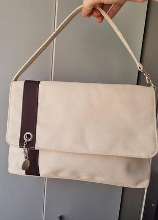 Сумка из текстиля, сумка в виде longchamp, брендовая сумочка