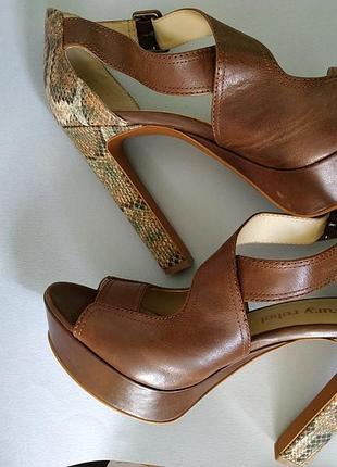 Шкіряні босоніжки luxury rebel (сша)